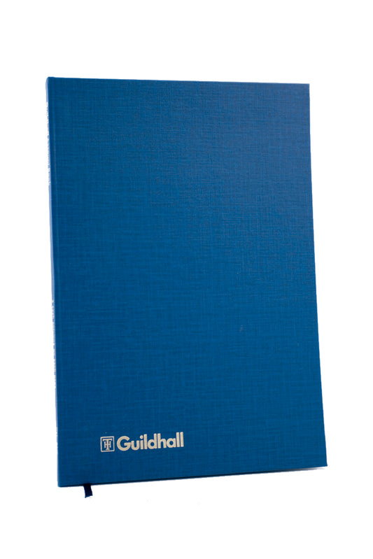 Guildhall Account Book Casebound 298x203mm 14 Cash Column 80 Pages Blue 31/14Z - NWT FM SOLUTIONS - YOUR CATERING WHOLESALER