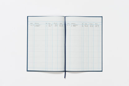 Guildhall Account Book Casebound 298x203mm 3 Cash Columns 80 Pages Blue - 31/3Z