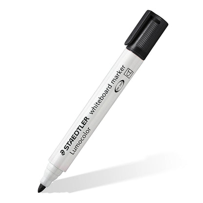 Staedtler Lumocolor Black Bullet Tip Whiteboard Markers 10's - NWT FM SOLUTIONS - YOUR CATERING WHOLESALER