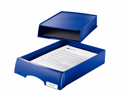 Leitz Plus Letter Tray with Drawer A4/Foolscap Portrait Black 52100095