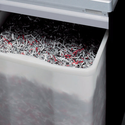 Rexel Wide Entry RLWX25 Cross Cut Shredder 175 Litre 26 Sheet Black/Silver 2103025