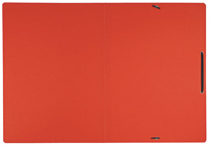 Leitz Recycle Card Folder With Elastic Band Closure A4 Red 39080025