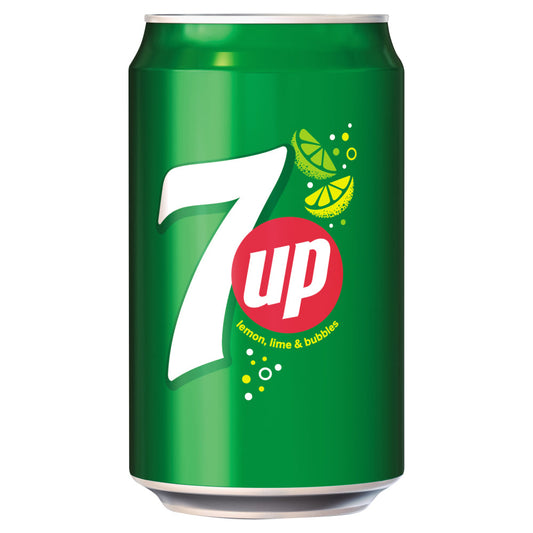 7UP Lemon and Lime Carbonated Cans 24x330ml - NWT FM SOLUTIONS - YOUR CATERING WHOLESALER