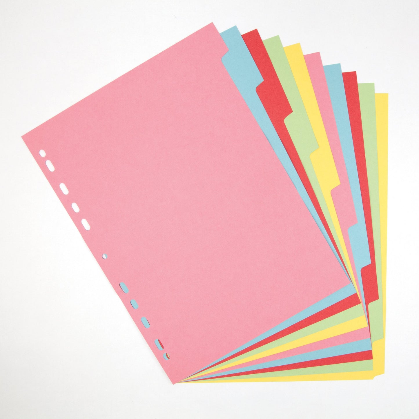 Elba Divider 10 Part A4 160gsm Card Assorted Colours 400007246