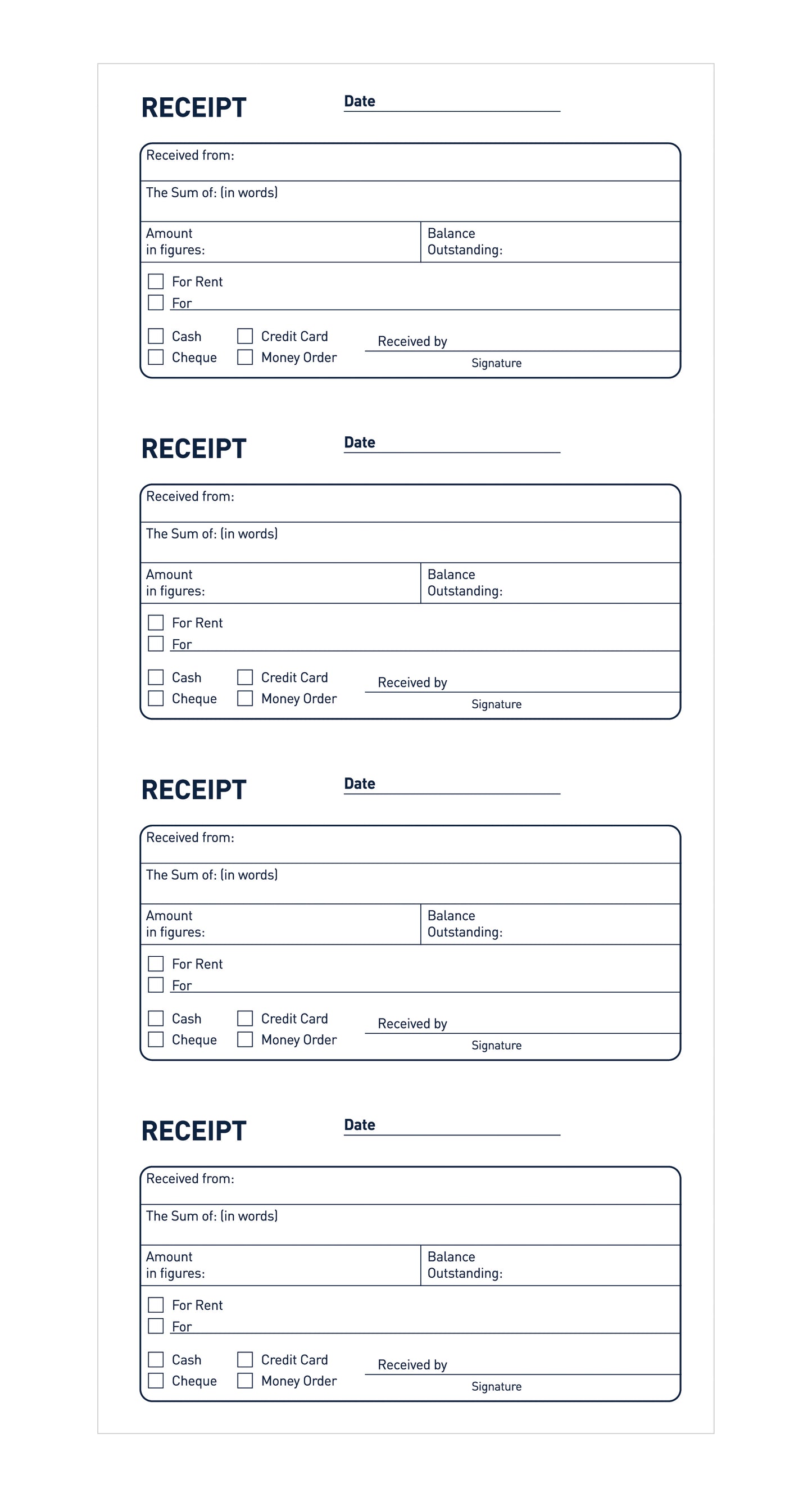 Challenge 280 x 141mm Duplicate Receipt Book Carbonless Taped Cloth Binding 200 Sets - 400048651