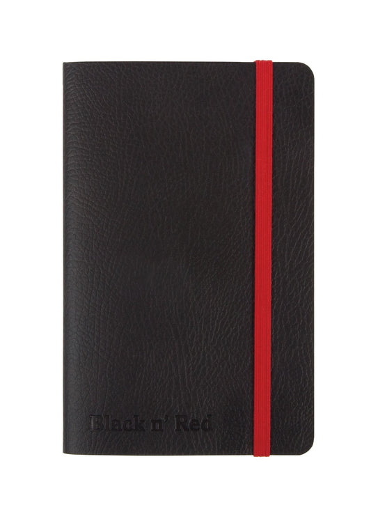 Oxford Black n Red Business Journal A6 Soft Cover Ruled & Numbered 144 Pages 400051205 - NWT FM SOLUTIONS - YOUR CATERING WHOLESALER