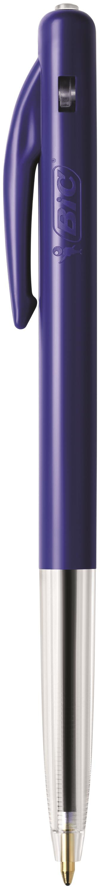 Bic M10 Clic Retractable Ballpoint Pen 1mm Tip 0.32mm Line Blue (Pack 50) - 1199190121