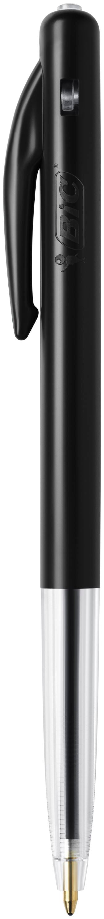 Bic M10 Clic Retractable Ballpoint Pen 1mm Tip 0.32mm Line Black (Pack 50) - 1199190125