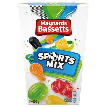 Maynards Bassetts Sports Mix 400g - NWT FM SOLUTIONS - YOUR CATERING WHOLESALER