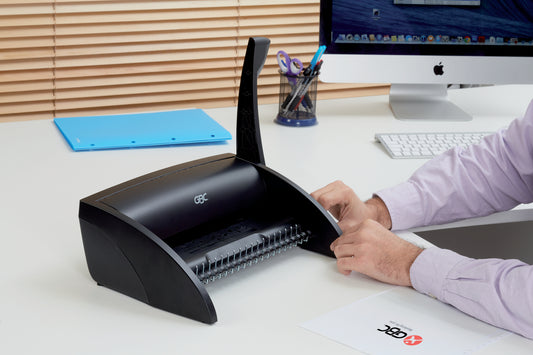 GBC CombBind C100 Binding Machine A4 Black 4401843 - NWT FM SOLUTIONS - YOUR CATERING WHOLESALER