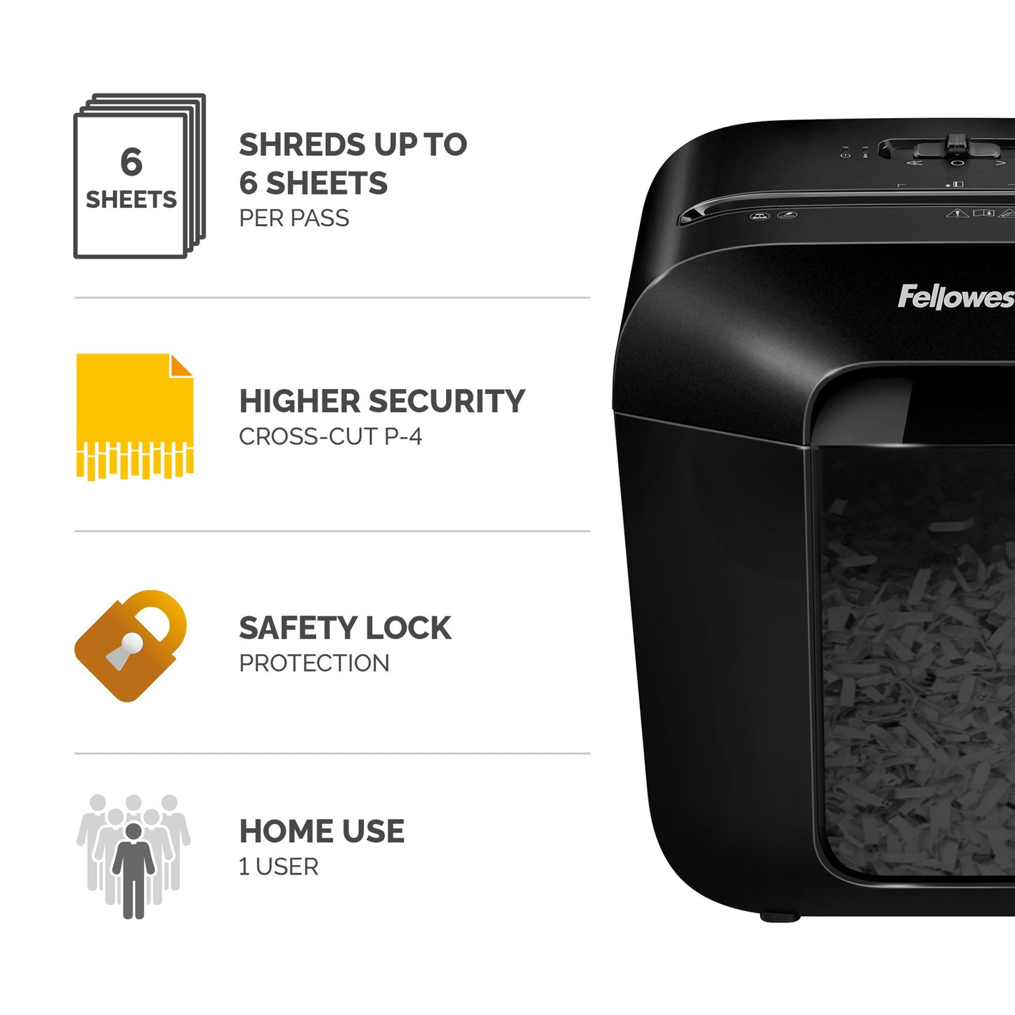 Fellowes Powershred LX25 Cross Cut Shredder 4171101
