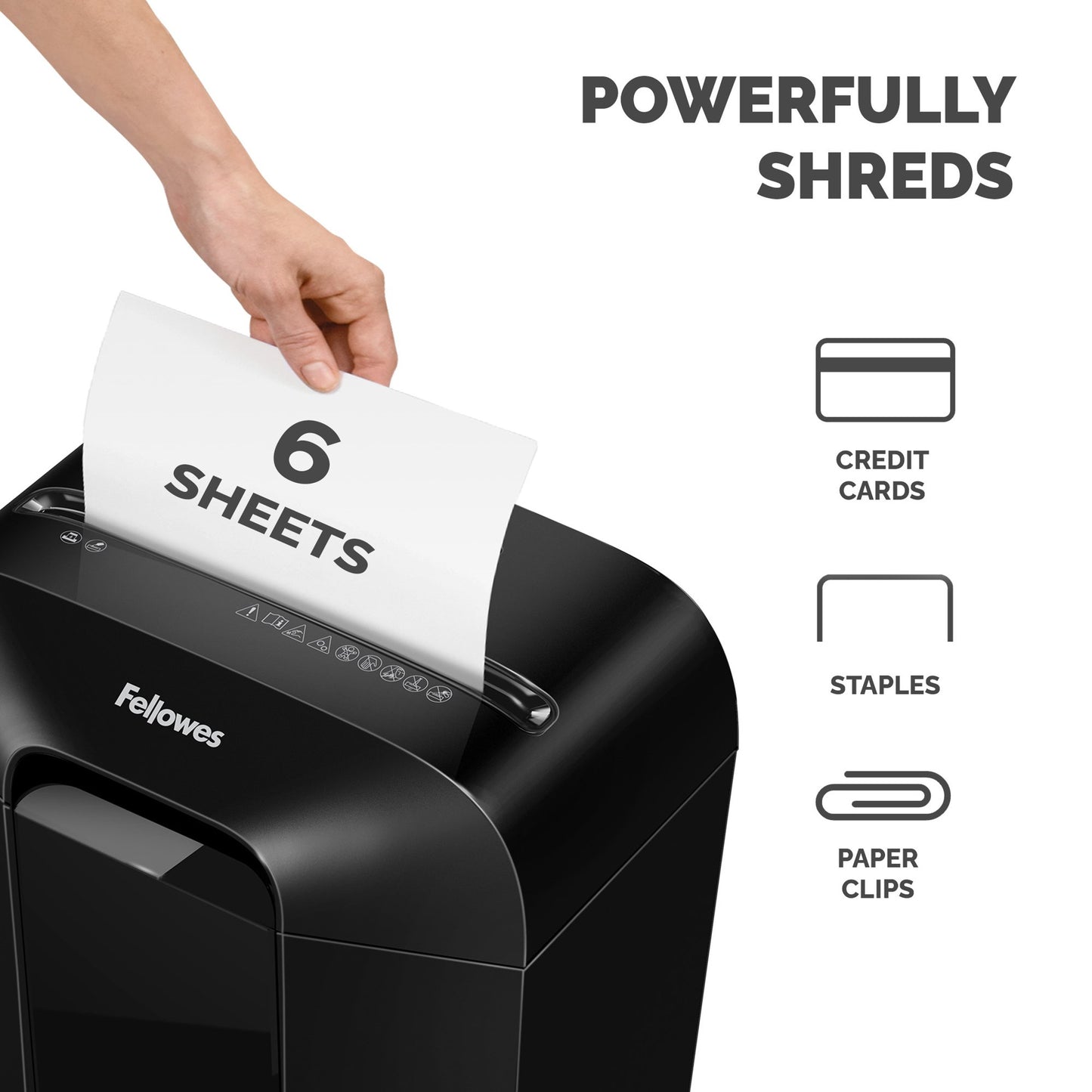 Fellowes Powershred LX25 Cross Cut Shredder 4171101