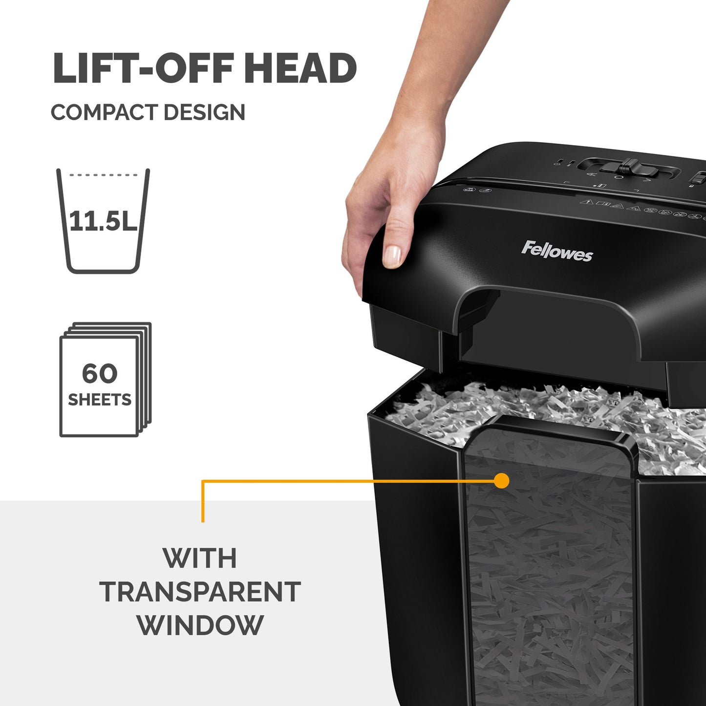 Fellowes Powershred LX25 Cross Cut Shredder 4171101