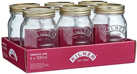 Kilner Preserve Glass Jar 0.5 Litre