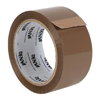 Denva Buff Packaging Tape 48mm x 66mm Extra Long