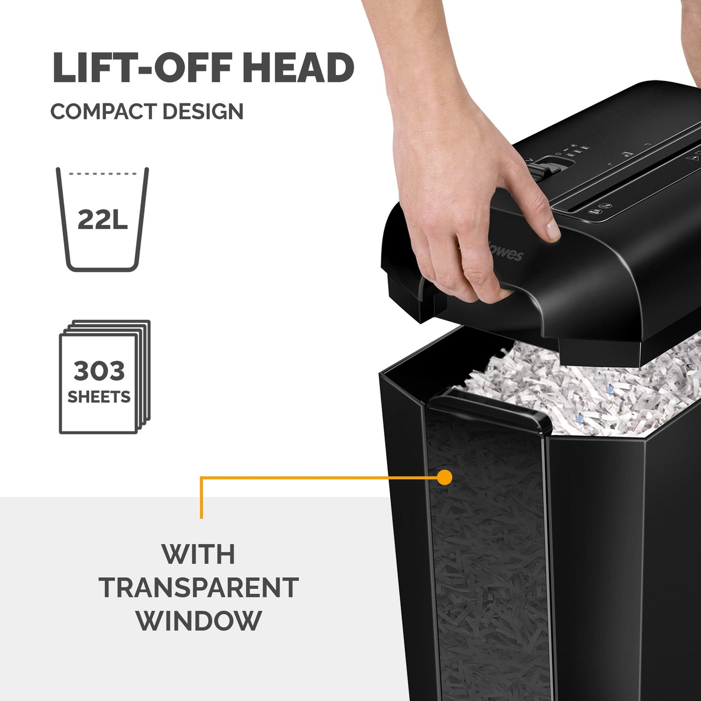 Fellowes Powershred LX65 Cross Cut Shredder - 4400601