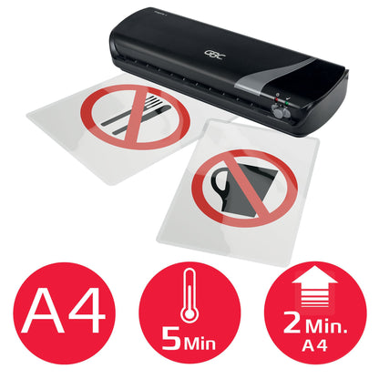 GBC Inspire Plus A4 Laminator Black 4402075