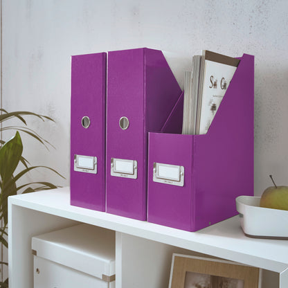 Leitz Click n Store Magazine A4 File Purple 60470062