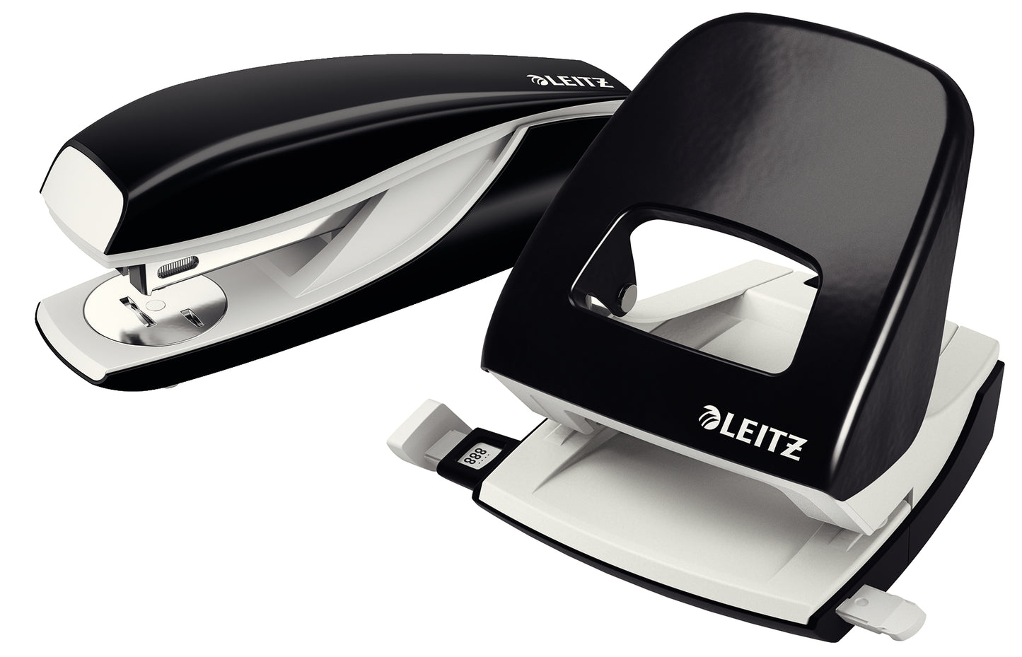 Leitz 5502 NeXXt Half Strip Stapler Metal 30 Sheet Black 55020095