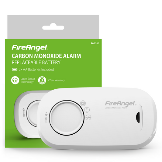 FireAngel FA3313 Replaceable Battery Detector Carbon Monoxide Alarm - NWT FM SOLUTIONS - YOUR CATERING WHOLESALER