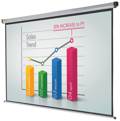 Nobo Wall Widescreen Projection Screen 2000x1350mm 1902393W