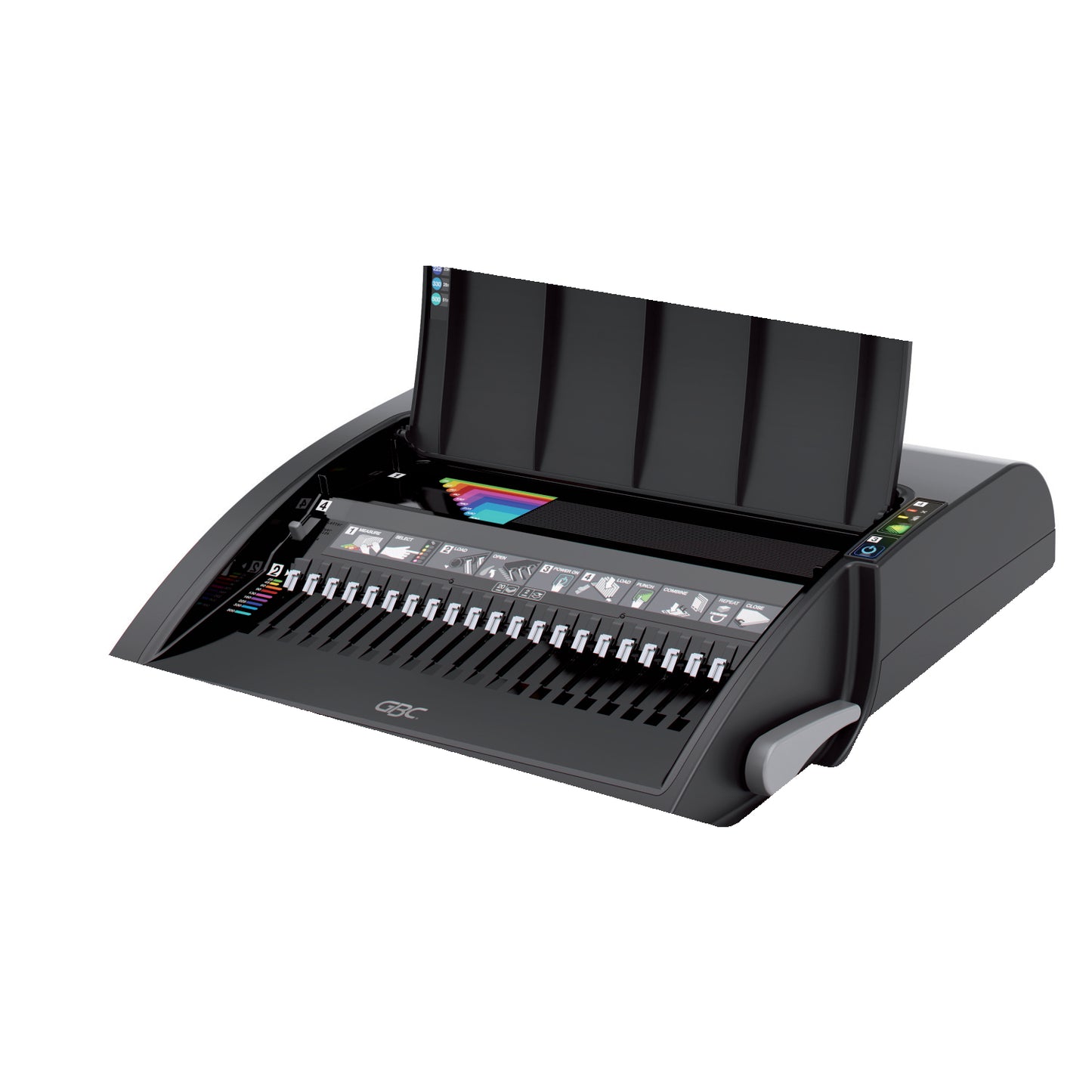 GBC CombBind C210E Electric Comb Binding Machine Black 4401927UK - NWT FM SOLUTIONS - YOUR CATERING WHOLESALER