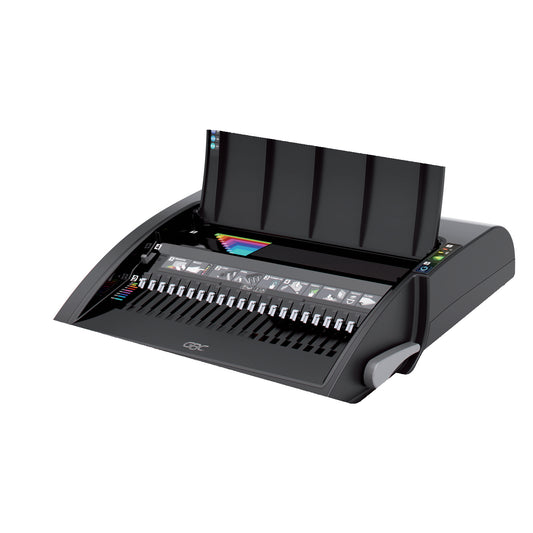 GBC CombBind C210E Electric Comb Binding Machine Black 4401927UK - NWT FM SOLUTIONS - YOUR CATERING WHOLESALER