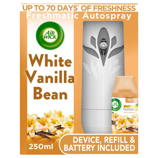 Airwick Freshmatic White Vanilla Bean Machine & Refill - NWT FM SOLUTIONS - YOUR CATERING WHOLESALER