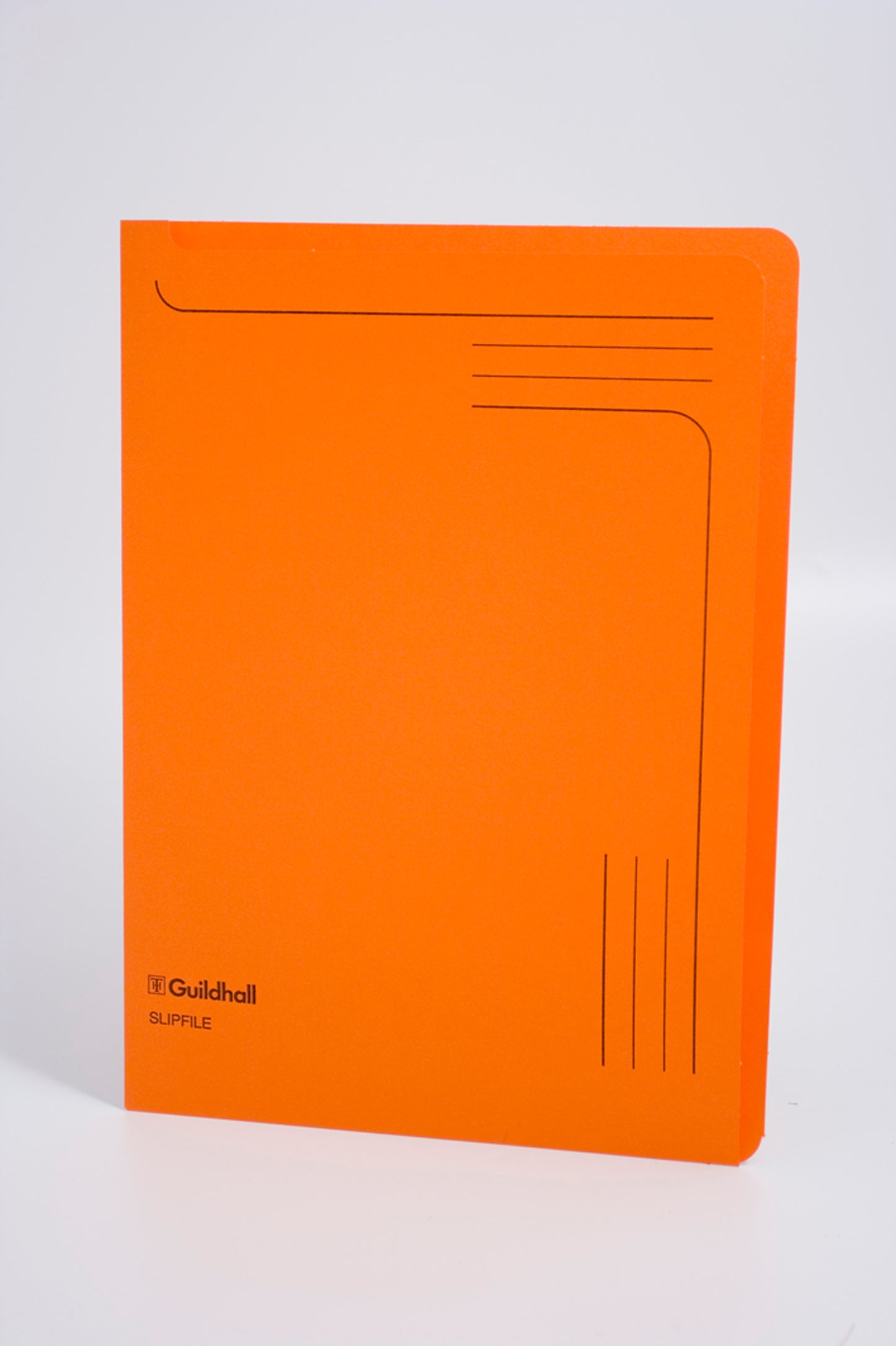 Guildhall Slipfile Manilla A4 Open 2 Sides 230gsm Orange (Pack 50) - 4607Z - NWT FM SOLUTIONS - YOUR CATERING WHOLESALER