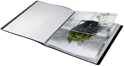 Leitz Recycle Polypropylene Display Book 40 Pockets A4 Black 46770095