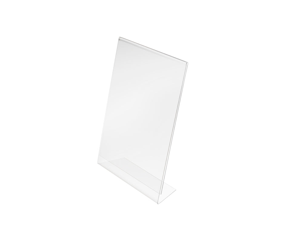 Deflecto Slanted Sign Holder A5 Portrait Clear 47501