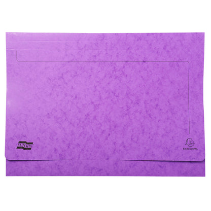 Europa Document Wallet Manilla A3 Half Flap 225gsm Assorted (Pack 25) - 4780
