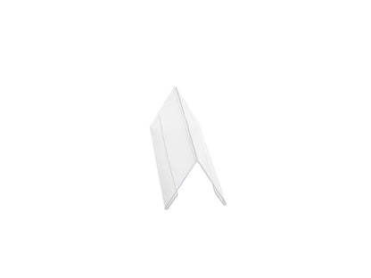 Deflecto Tent Shaped Desktop Name Holder A4 Landscape Clear - 48601