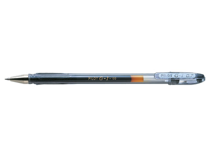 Pilot G-107 Gel Rollerball Pen 0.7mm Tip 0.39mm Line Black (Pack 12) - 1101201 - NWT FM SOLUTIONS - YOUR CATERING WHOLESALER