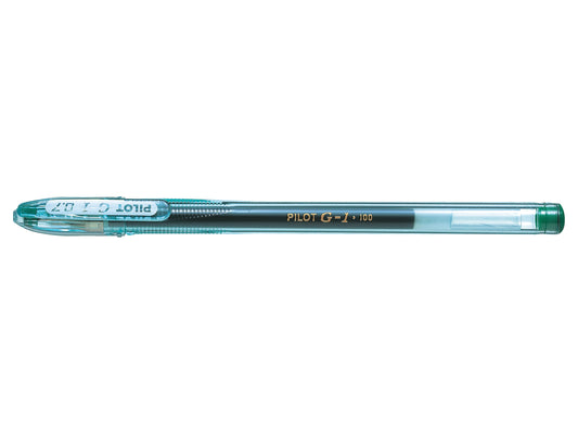 Pilot G-107 Gel Rollerball Pen 0.7mm Tip 0.39mm Line Green (Pack 12) - 1101204 - NWT FM SOLUTIONS - YOUR CATERING WHOLESALER