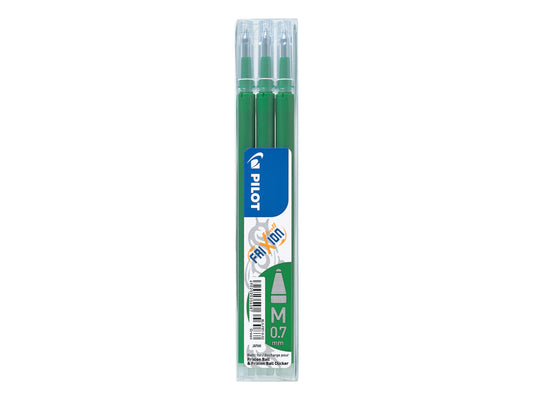 Pilot Refill for FriXion Ball/Clicker Pens 0.7mm Tip Green (Pack 3) - 75300304 - NWT FM SOLUTIONS - YOUR CATERING WHOLESALER