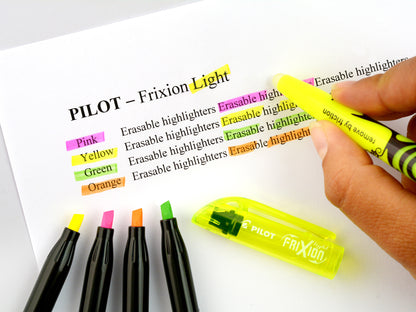 Pilot FriXion Light Erasable Highlighter Pen Chisel Tip 3.8mm Line Green (Pack 12) - 469101204