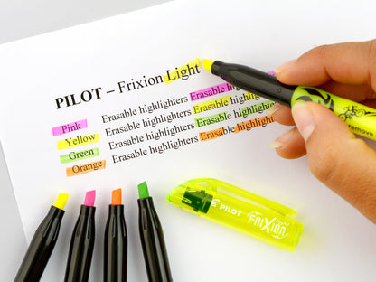 Pilot FriXion Light Erasable Highlighter Pen Chisel Tip 3.8mm Line Green (Pack 12) - 469101204