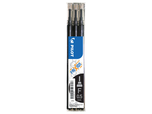 Pilot Refill for FriXion Point Pens 0.5mm Tip Black (Pack 3) - 76300301 - NWT FM SOLUTIONS - YOUR CATERING WHOLESALER