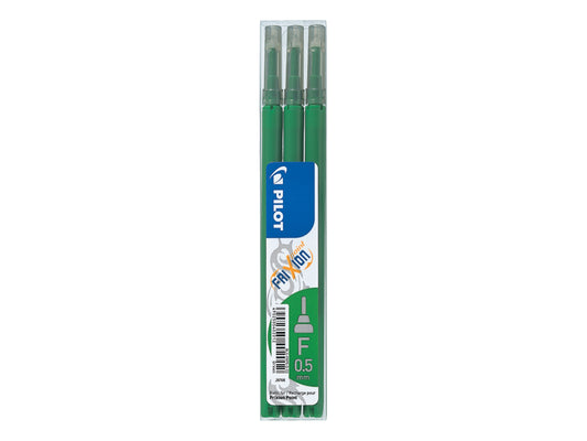 Pilot Refill for FriXion Point Pens 0.5mm Tip Green (Pack 3) - 76300304 - NWT FM SOLUTIONS - YOUR CATERING WHOLESALER