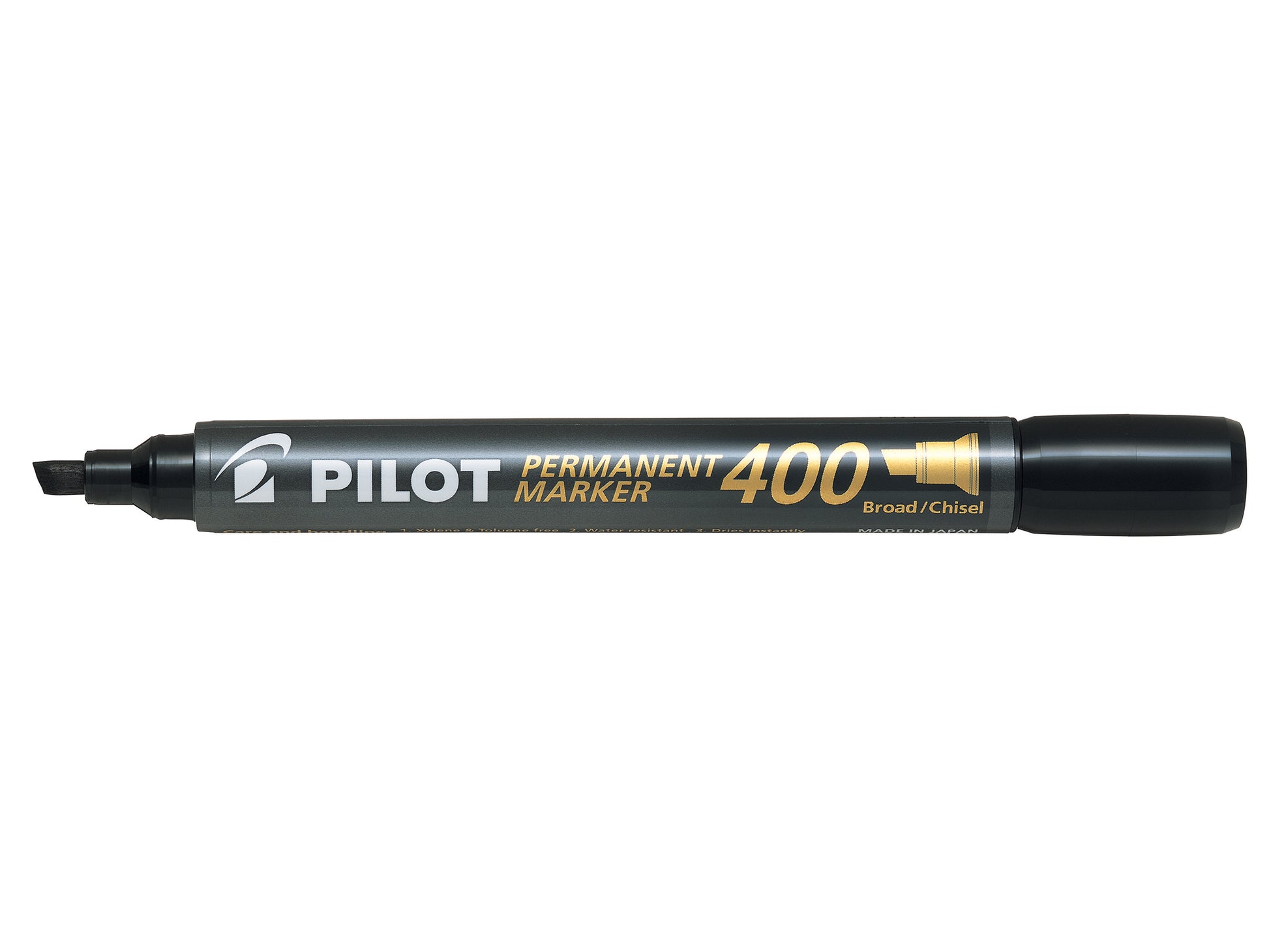 Pilot 400 Permanent Marker Chisel Tip 4mm Line Black (Pack 15 + 5 Free) - 3131910504061 - NWT FM SOLUTIONS - YOUR CATERING WHOLESALER