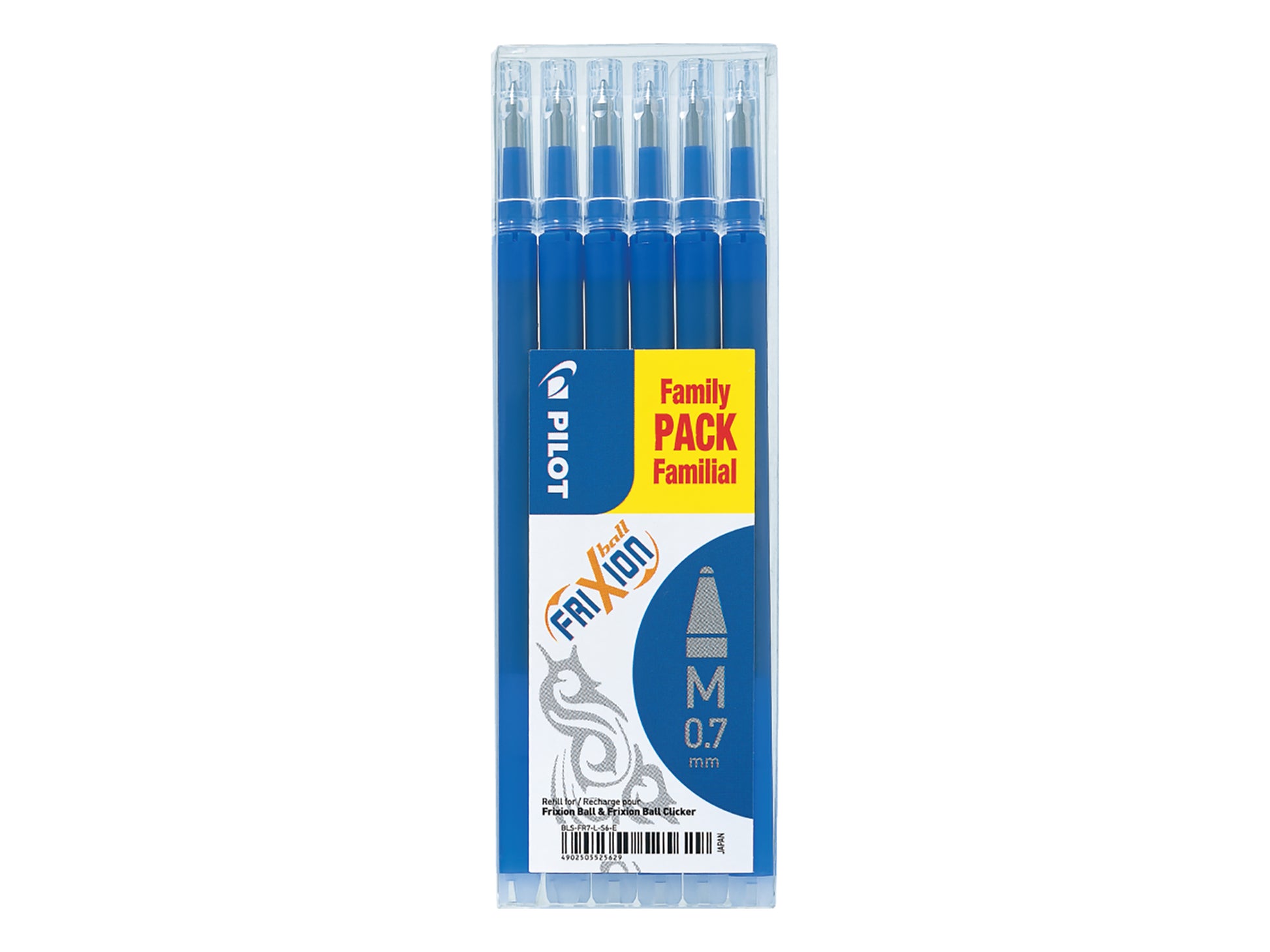 Pilot Refill for FriXion Ball/Clicker Pens 0.7mm Tip Blue (Pack 6) - 4902505525629 - NWT FM SOLUTIONS - YOUR CATERING WHOLESALER