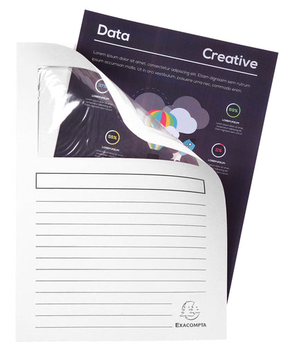 Forever Window Folder Manilla A4 120gsm Assorted (Pack 100) - 50100E