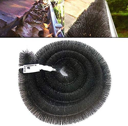 Hedgehog Brown Gutter Brush 100mm x 4m