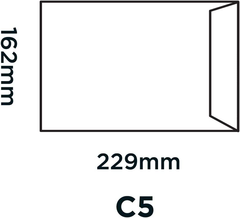 Purely Everyday C5 Manilla Peel & Seal Board Backed Envelopes Pack 125's