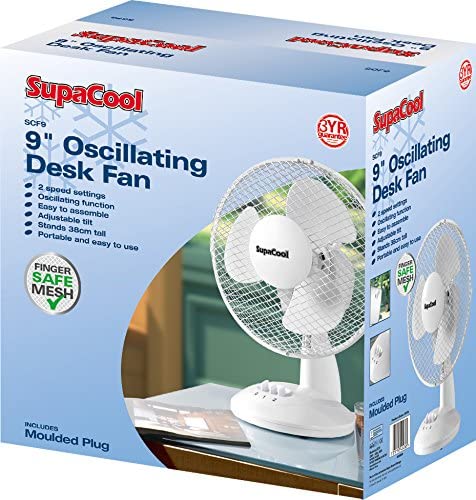 Benross 9inch White Table Fan - NWT FM SOLUTIONS - YOUR CATERING WHOLESALER