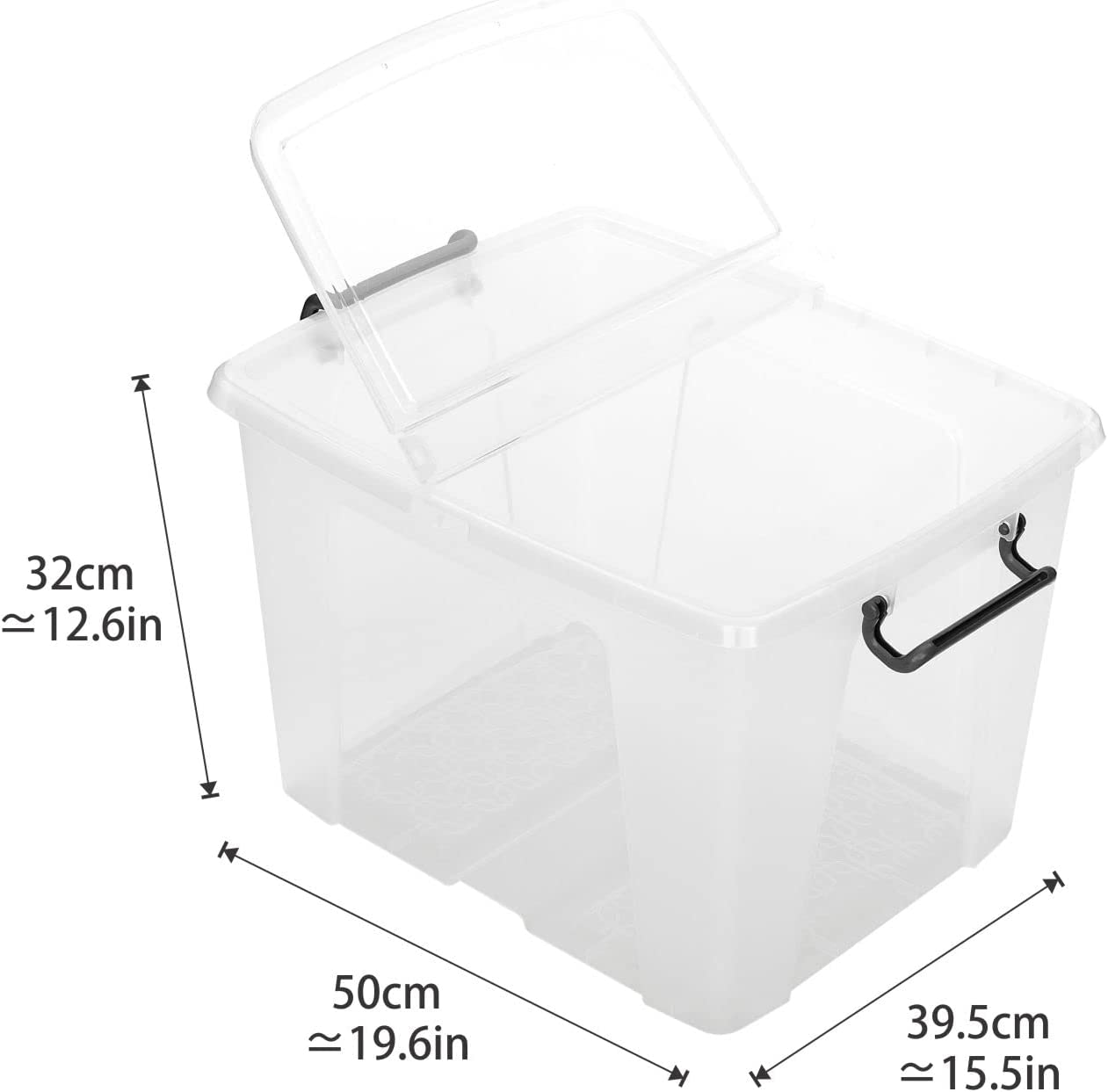 Strata Smart Box Clip-On Folding Lid 40 Litre