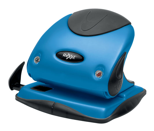 Rexel Choices P225 2 Hole Punch Metal 16 Sheet Blue 2115693 - NWT FM SOLUTIONS - YOUR CATERING WHOLESALER