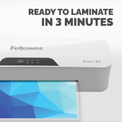 Fellowes Pixel A4 Laminator White 5601501