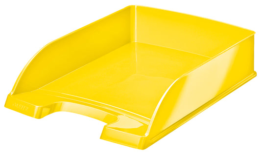 Leitz WOW Letter Tray A4 Portrait Yellow 52263016 - NWT FM SOLUTIONS - YOUR CATERING WHOLESALER